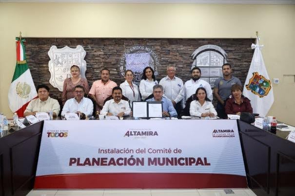 instalación del Comité de Planeación Municipal en Altamira