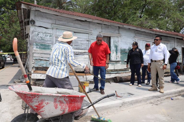 Supervisión de obra calle hidalgo