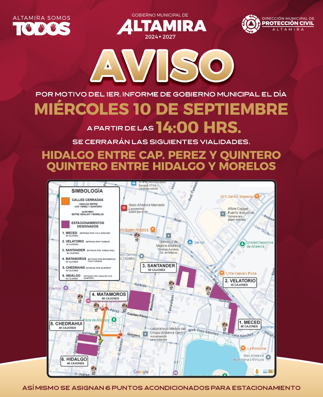 aviso informe