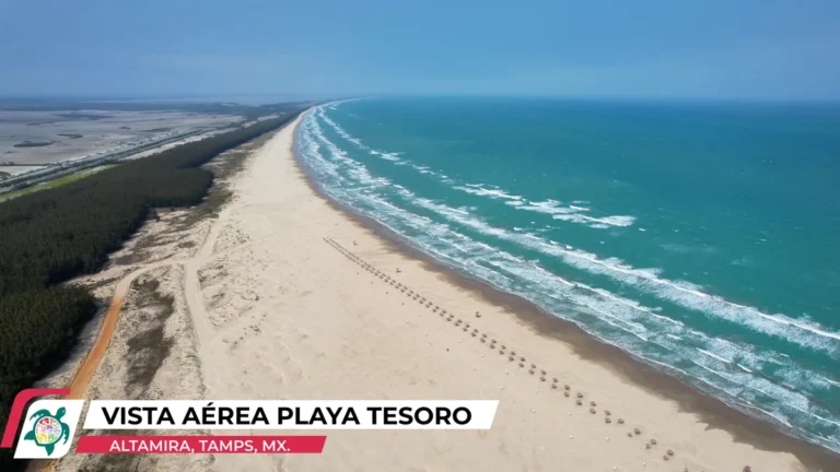 vista aerea playa tesoro