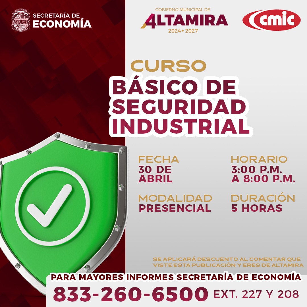 curso seguridad industrial