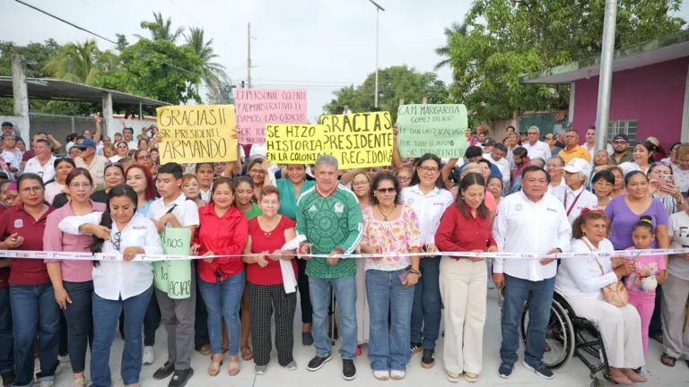 Consolida el Ayuntamiento de Altamira infraestructura sustentable en la colonia Villerías