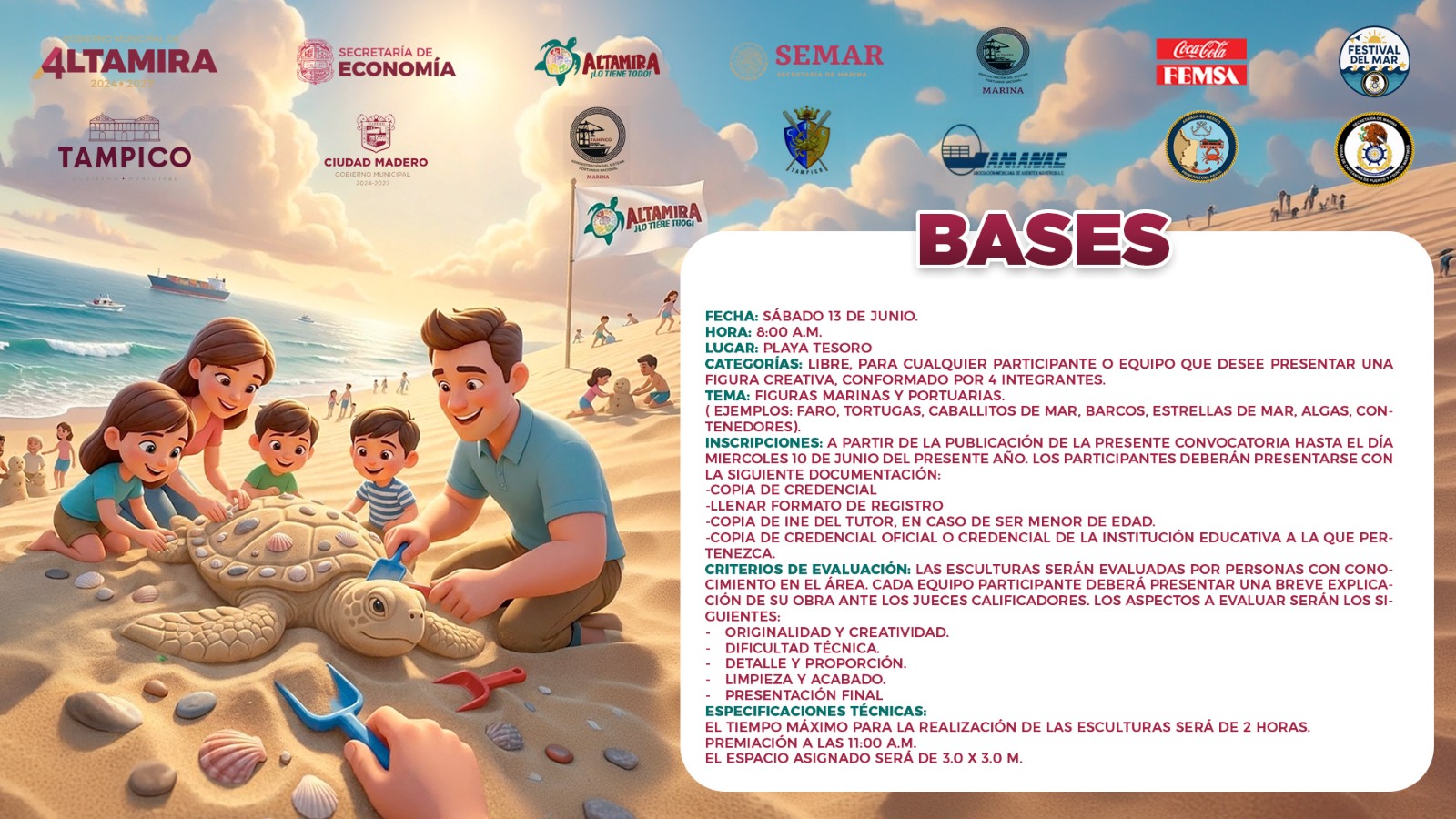 figruas de arena bases